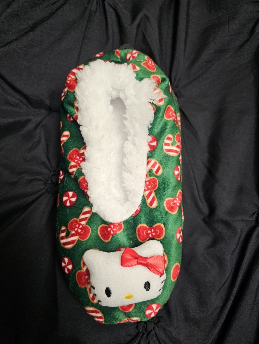 Hello Kitty Green Holiday Slipper